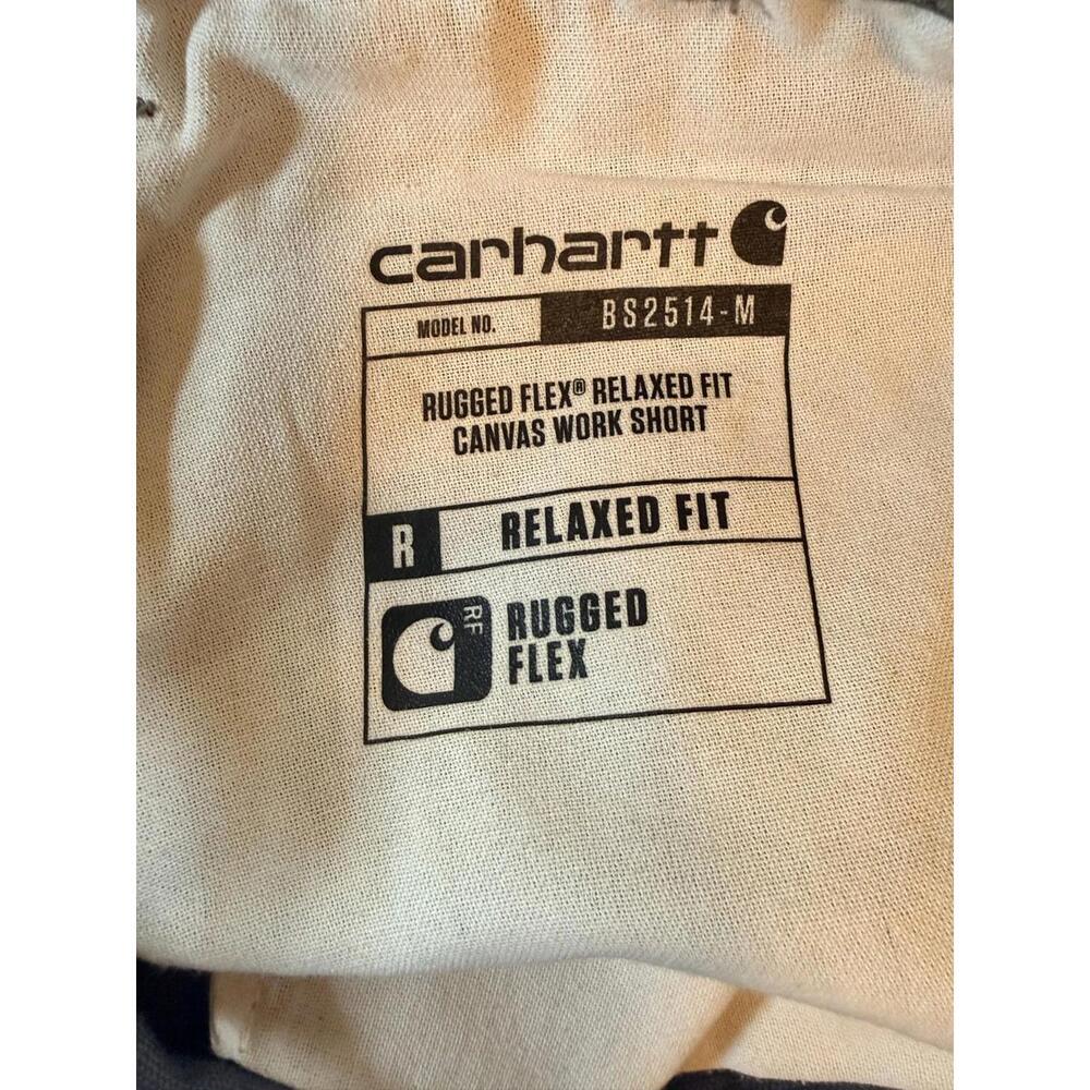 Carhartt Relaxed Fit Rugged Flex Rigby Gray Mens Shorts Size 32 - Picture 7 of 13
